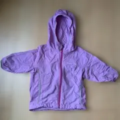 mont-bell 紫色 フード付きアウター 80
