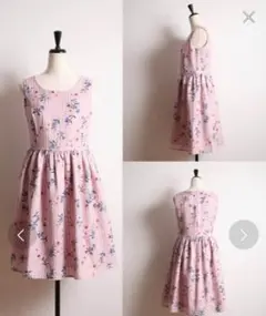 トッコ 小花柄✖️ストライプワンピース