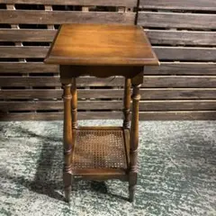 N167 カリモク Karimoku 花台 ヴィンテージ