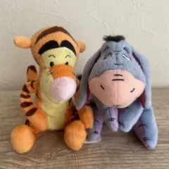 【ハッピーセットおもちゃ】ティガー・イーヨー ぬいぐるみ 2体セット