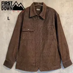 FIRST DOWN コーデュロイ ジャケット ブラウン *美品*