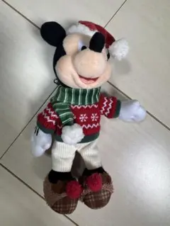 ミッキーマウス クリスマスぬいぐるみ