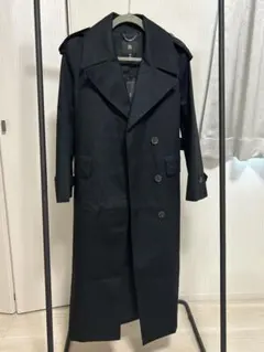 バナナリパプリック　タイムレストレンチコート　黒　XS