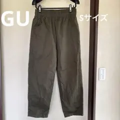 美品　GU シェフパンツ　Sサイズ　　オリーブグリーン