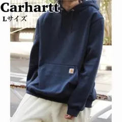 【新品タグ付】Carhartt カーハート パーカー プルオーバー ネイビー L