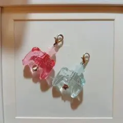 ビーズチャーム　ゲームコントローラー型チャーム 2個セット