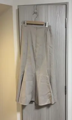 GRL グレイル マーメイドフレアスカート dk1092 ベージュ L