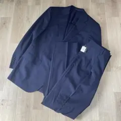 【美品】REGAL メンズスーツ 紺色 ネイビー Lサイズ