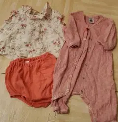 プチバトー　4点セット　60～70サイズ