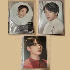 BTS ジョングク うちわ プレフォト 3枚セット