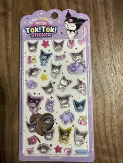 韓国、サンリオ　くろみ 3Dステッカーセット Tok!Tok!