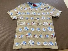 タイで購入　ジムトンプソン　ベージュぞうさん半袖Tシャツ　Sサイズのサムネイル