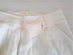 ★値下げ★クリーム色／スカート／M／デビュー ド フィオレバイ レッセ パッセのサムネイル