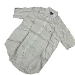 美品　ラルフローレン　麻　リネン半袖シャツ