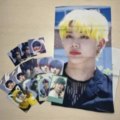 TXT ヨンジュン　スローガン　トレカ　シール　金髪