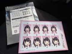 超かぐや姫！　トレーディング証明写真風ステッカー　駒沢乃依