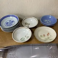 ⭐️新品　有田焼　青い花柄５枚＋たち吉　色柄違い食器セット まとめ売りのサムネイル