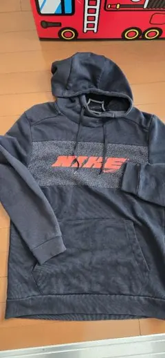NIKE DRI-FIT ダークグレー パーカー M