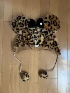 ヒョウ柄 レオパード ミニー ファンキャップ