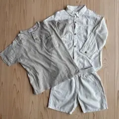 Zara kids 3点セット売り　110cm セットコーデ　ザラ　コットン　夏のサムネイル