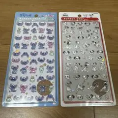 新品セット売り！ボンボンドロップシール　ミニ　101匹わんちゃん　スティッチ