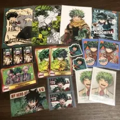 僕のヒーローアカデミア 緑谷出久　ポストカード　ステッカー