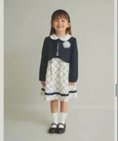 ブランシェス　入学式　フォーマルワンピース　130