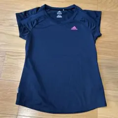 adidasレディース 半袖 ランニングウェア ブラック　Sスポーツ速乾Tシャツのサムネイル
