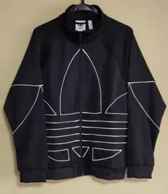 adidas ブラック トラックジャケット メンズ L 新品