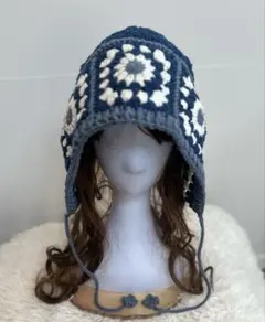 手編みニット帽