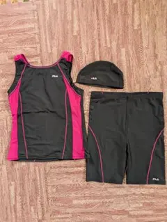 FILA フィットネス水着 セパレート スイムキャップ付のサムネイル