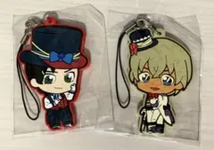 名探偵コナン　ラバーストラップ　2点セット　安室透　赤井秀一