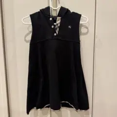 BURBERRYブラックノースリーブワンピース