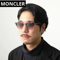 新品 MONCLER オーバル サングラス ML5204-H ガンメタル グレー - メルカリ