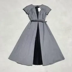 STRAWBERRY-FIELDS センタープリーツ半袖ワンピース 佳子さま着用