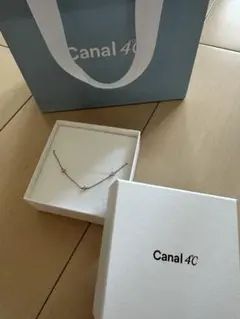 【シナモン様専用ページ】Canal 4C ピンクストーン チェーンブレスレット
