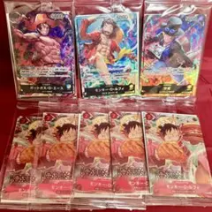 モスバーガー　福袋　セブンイレブンワンピースコラボ　ワンピースカード　８枚セット