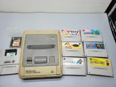 任天堂 スーパーファミコン 本体 ソフト10点 まとめ売り 説明書付