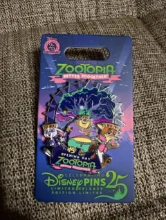 フロリダ限定　ズートピア新アトラクション オープン記念バッジ