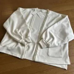 しまむら☆ダンボールパール付きカーディガン