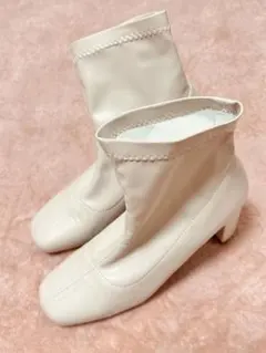 靴をお譲りします（ほぼ無料）_ブーツベージュ