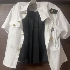 コスプレ衣装 白シャツ 黒スカートセット