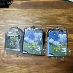 PlayStation ゲームパッケージ　ミニチュアチャーム　みんなのゴルフ