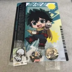 くら寿司　僕のヒーローアカデミア アクリルキーホルダー　缶バッジ マルチシート