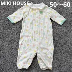 【★300円〜】MIKI HOUSE ミキハウス 2WAYオール 50〜60cm