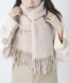 CHICO マフラー 薄ピンク