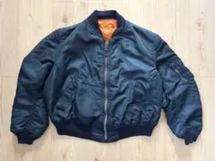 希少カラー★ 90s USA製 ALPHA MA-1 ネイビー M　C774 2025年最新】Alpha ma-1 90sの人気アイテム - メルカリ