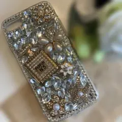 クリスタル装飾 iPhoneケース 香水デザイン　12SE専用