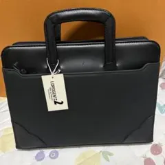 新品LORDGENT 2マルエムmaruemuビジネスバッグ 黒レザーSOGO