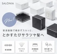 SALONIA 電動ヘアブラシ ON/OFFスイッチ付きのサムネイル